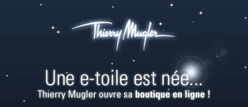 Une e-toile est née... Thierry Mugler ouvre sa boutique en ligne !